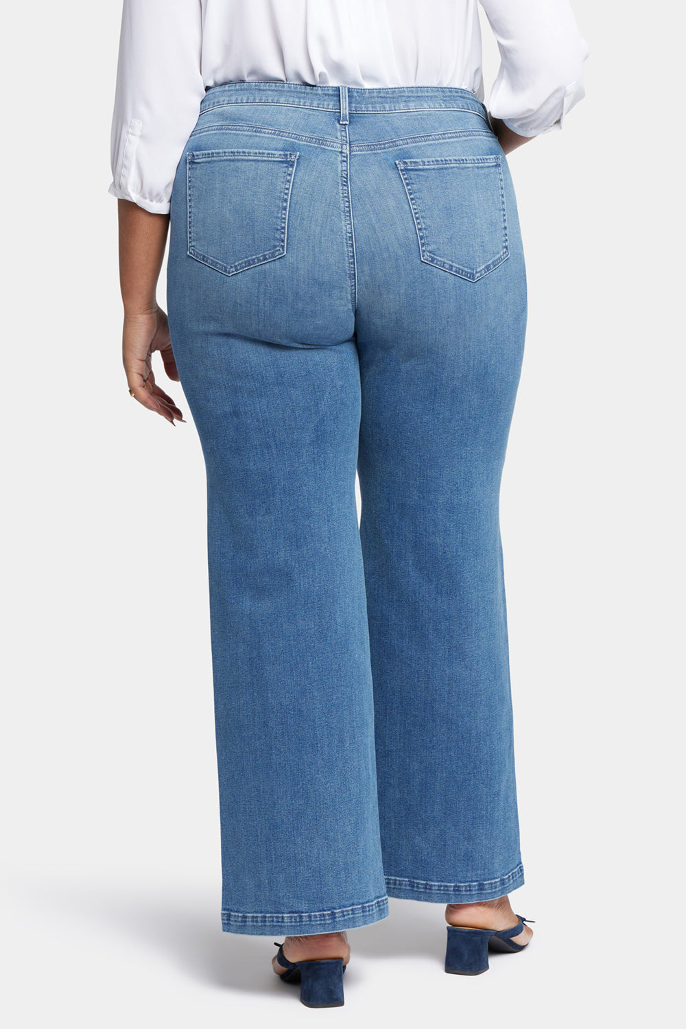 Teresa Wide Leg Jeans In Plus Size - Sweetbay