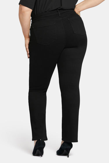 NYDJ Barbara Bootcut Jeans In Plus Size  - Black