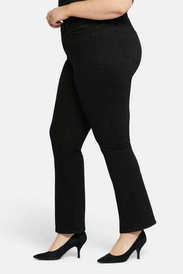 NYDJ Barbara Bootcut Jeans In Plus Size  - Black