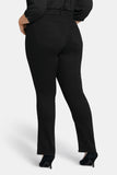 NYDJ Marilyn Straight Jeans In Plus Size - Black