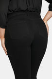 NYDJ Marilyn Straight Jeans In Plus Size  - Black