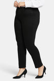 NYDJ Sheri Slim Jeans In Plus Size - Black
