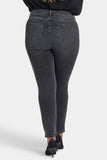 NYDJ Sheri Slim Jeans In Plus Size With High Rise - Gloomy Marais