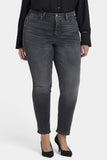 NYDJ Sheri Slim Jeans In Plus Size With High Rise - Gloomy Marais