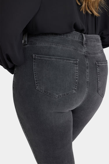 NYDJ Sheri Slim Jeans In Plus Size With High Rise - Gloomy Marais