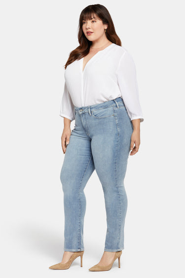 NYDJ Marilyn Straight Jeans In Plus Size  - Haley