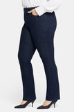 NYDJ Marilyn Straight Jeans In Plus Size - Rinse