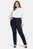 NYDJ Marilyn Straight Jeans In Plus Size - Rinse