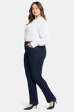 NYDJ Marilyn Straight Jeans In Plus Size - Rinse
