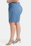 NYDJ Relaxed Denim Bermuda Shorts In Plus Size With High Rise - Corfu