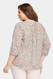 NYDJ Pintuck Blouse In Plus Size - Harlowe Hill