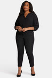 NYDJ Stella Tapered Ankle Jeans In Plus Size  - Eternity