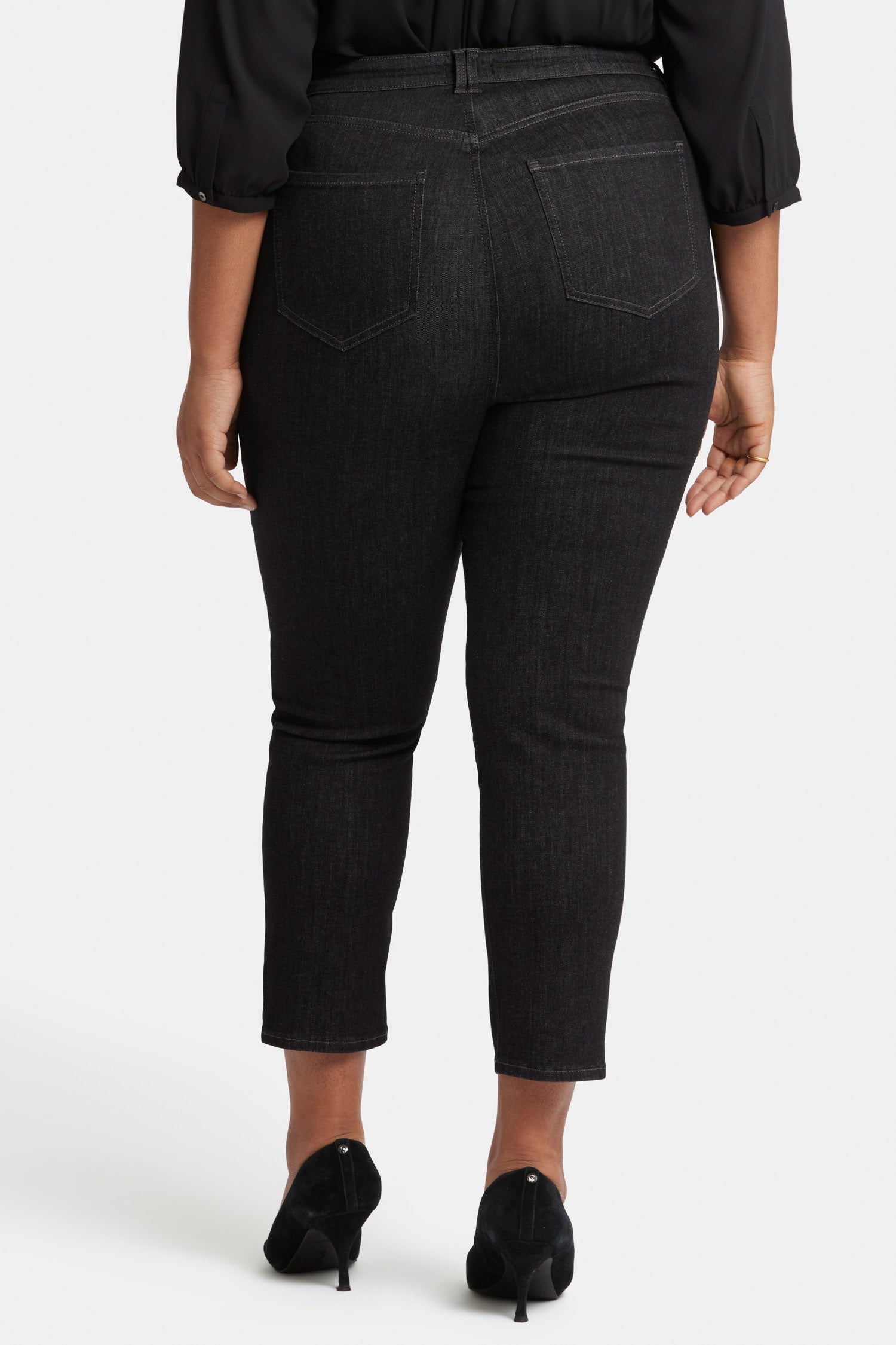 Curve Shaper™ Sheri Slim Ankle Jeans In Plus Size With High