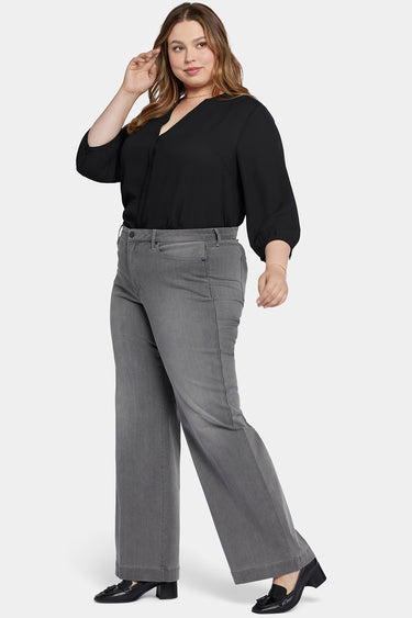 NYDJ Teresa Wide Leg Jeans In Plus Size With 1 1/2