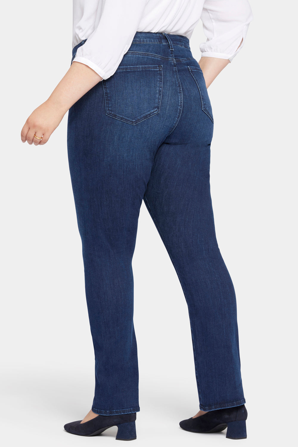 NYDJ Le Silhouette Slim Bootcut Jeans In Plus Size With High Rise  - Marvelous