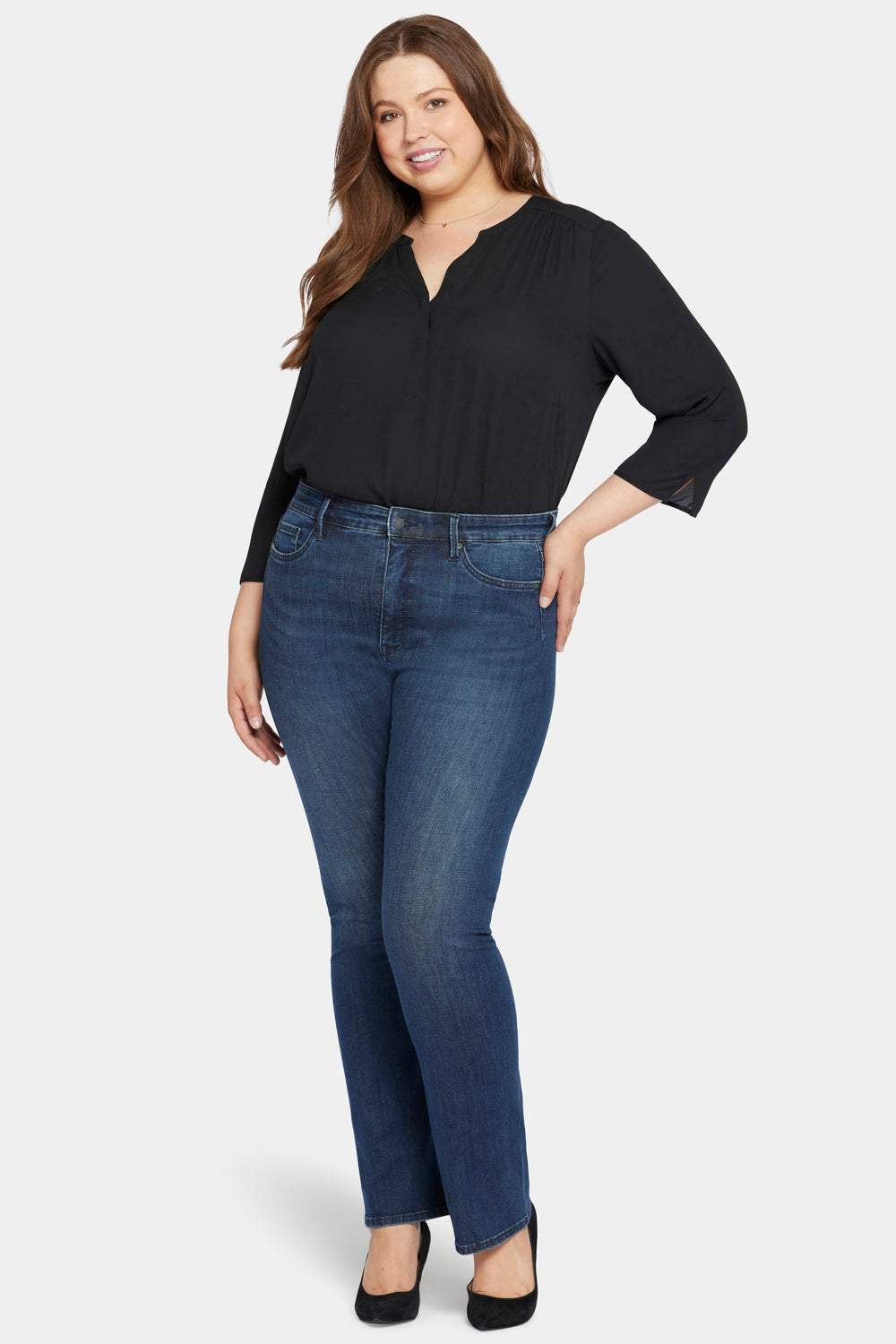 Joni High Rise Curve Slim Leg Jeans 32 Inch - Midnight Blue