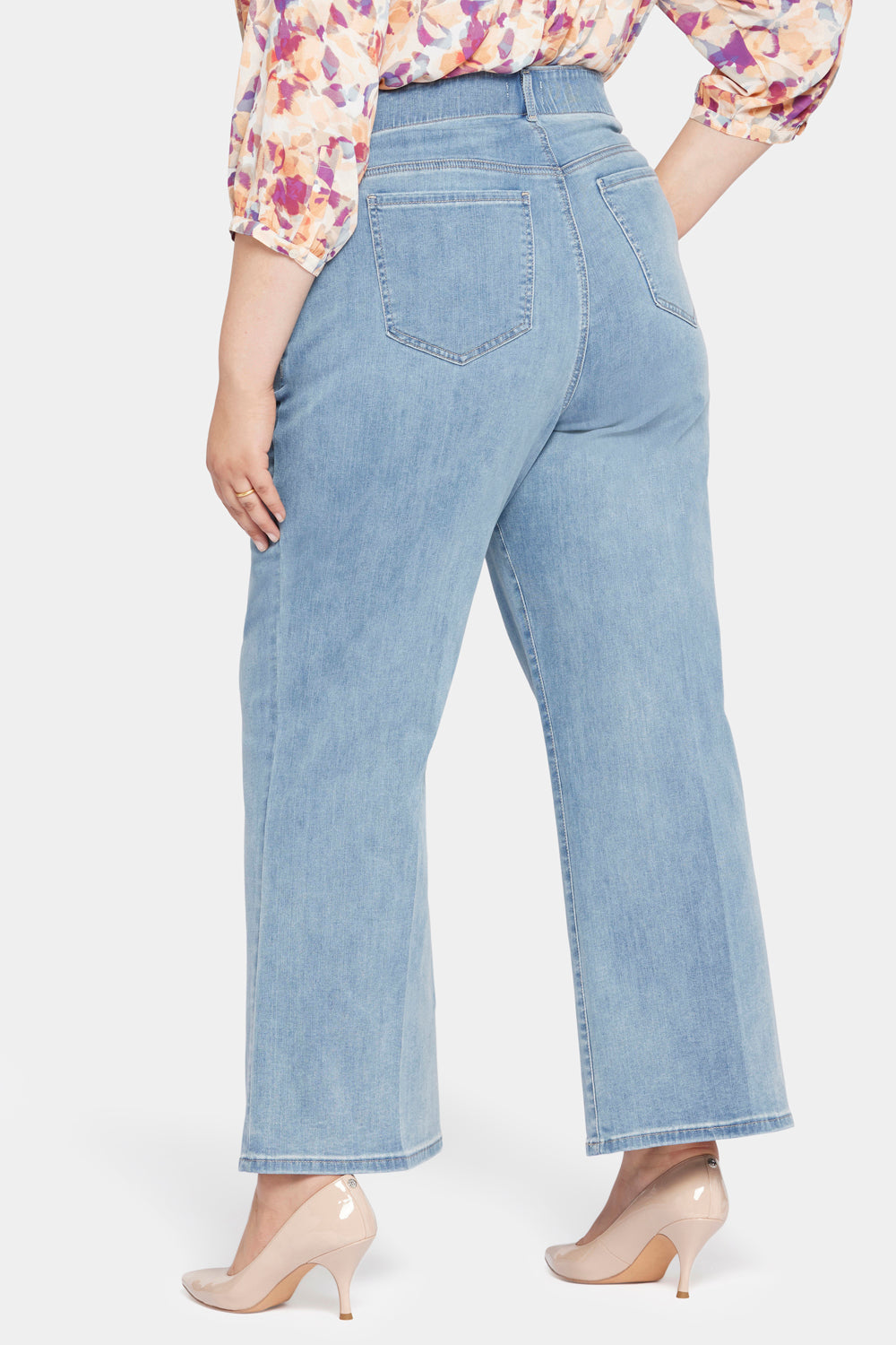 Waist-Match™ Major Wide Leg Jeans In Plus Size With High