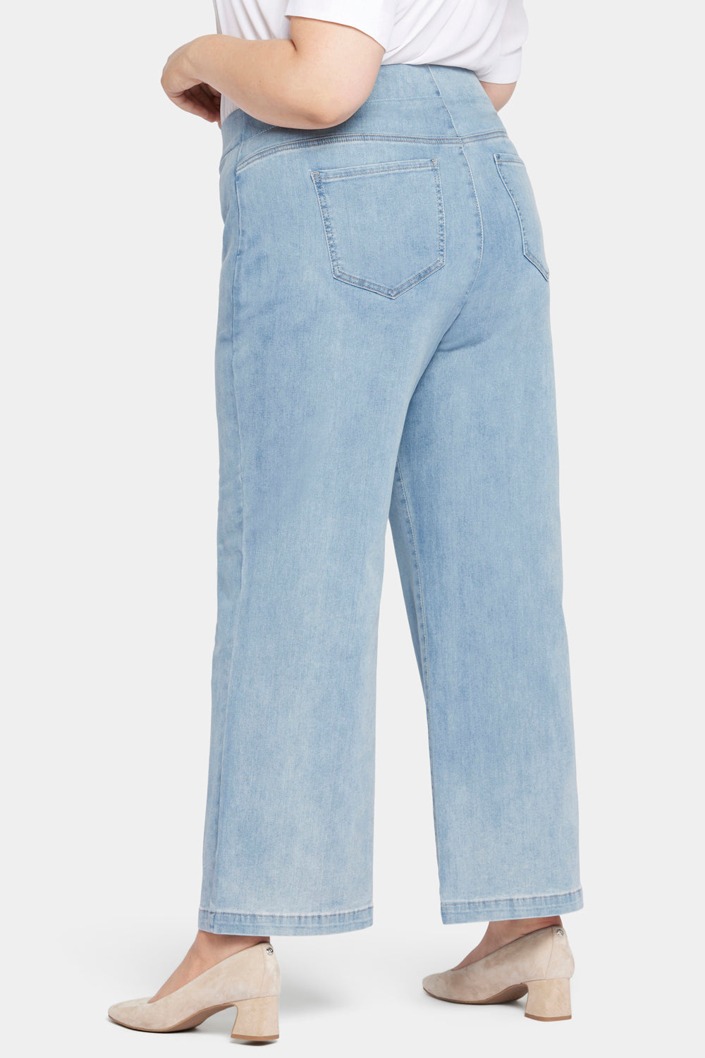 Pull-On Teresa Wide Leg Jeans In Plus Size Sculpt-Herβ’ Collection
