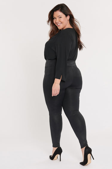 NYDJ Pull-On Skinny Legging Pants In Plus Size Sculpt-Her™ Collection - Jet Black