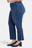 NYDJ Bailey Relaxed Straight Ankle Pull-On Jeans In Plus Size In Soft-Contour Denim™ - Mission Blue
