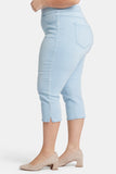 NYDJ Dakota Crop Pull-On Jeans In Plus Size In Soft-Contour Denim™ With Side Slits - Oceanfront