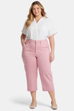 NYDJ Utility Pants In Plus Size In Stretch Twill - Coquette