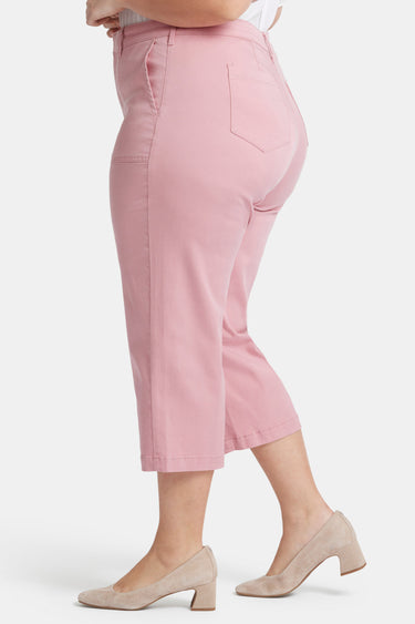 NYDJ Utility Pants In Plus Size In Stretch Twill - Coquette