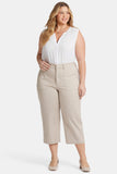 NYDJ Utility Pants In Plus Size In Stretch Twill - Feather