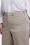 NYDJ Utility Pants In Plus Size In Stretch Twill With High Rise - Saddlewood