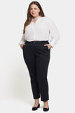 NYDJ Sadie Slim Pants In Plus Size In Stretch Twill - Black