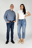 NYDJ Marilyn Straight Ankle Jeans - Torrent Peak