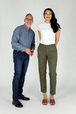 NYDJ Sadie Slim Pants In Stretch Twill - Aquatic