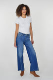 NYDJ Teresa Wide Leg Jeans With Contoured Seams And 31" Inseam - Ink Skyline