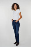 NYDJ Marilyn Straight Jeans In Sure Stretch® Denim - Obsidian Blue