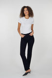 NYDJ Marilyn Straight Jeans In Sure Stretch® Denim - Black Rinse