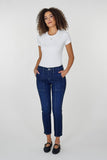 NYDJ Margot Girlfriend Jeans With Front Seam Detail - Midnight Breeze
