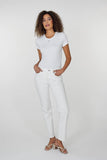 NYDJ Marilyn Straight Jeans - Winter White