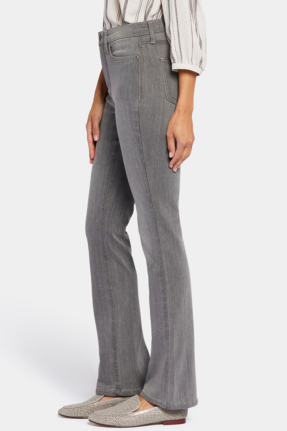 Billie Mini Bootcut Jeans In Sure Stretch® Denim With High Rise - Parade  Grey | NYDJ