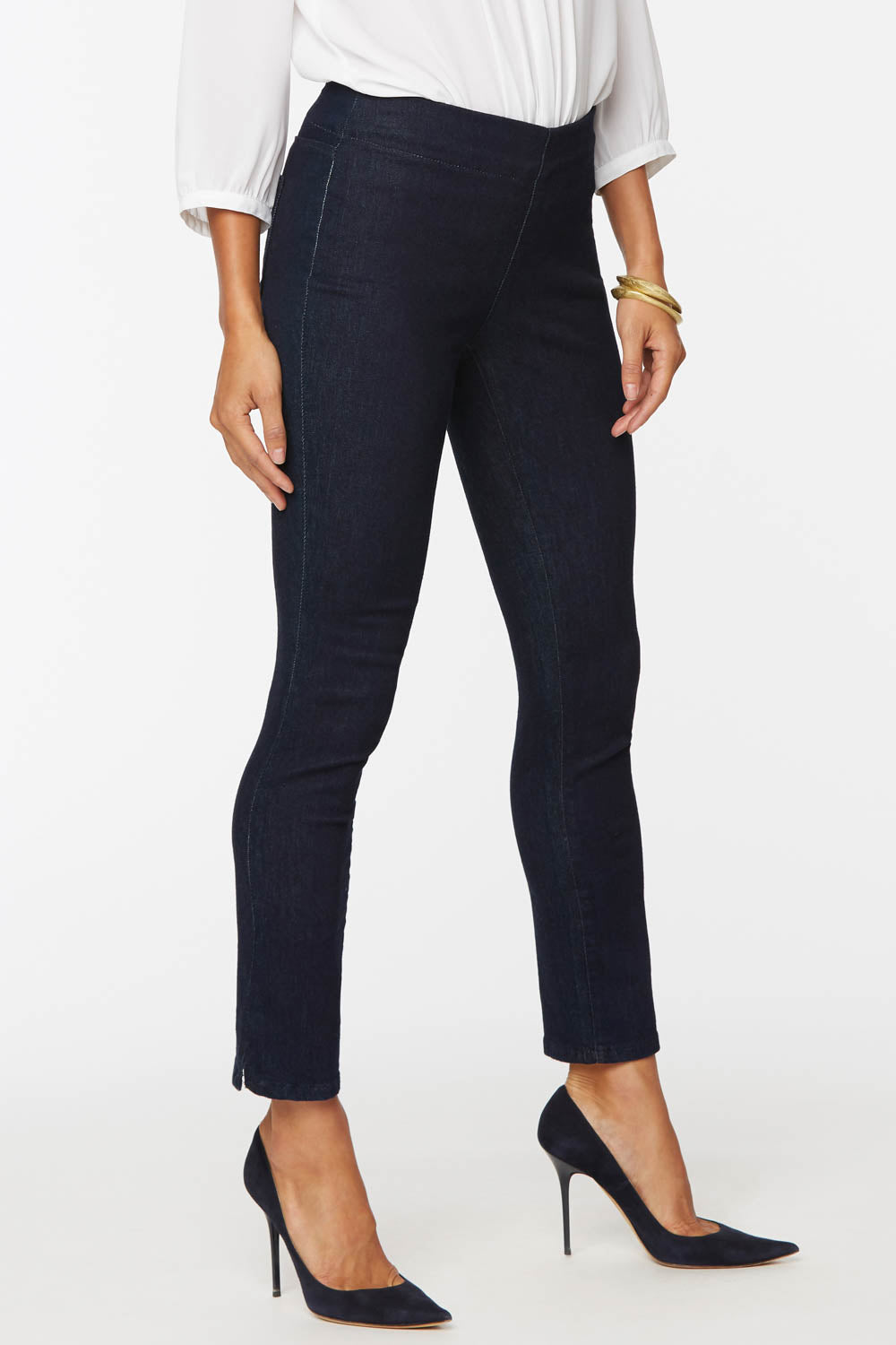 Nydj Alina Pull On Ankle Jeans Rinse 16