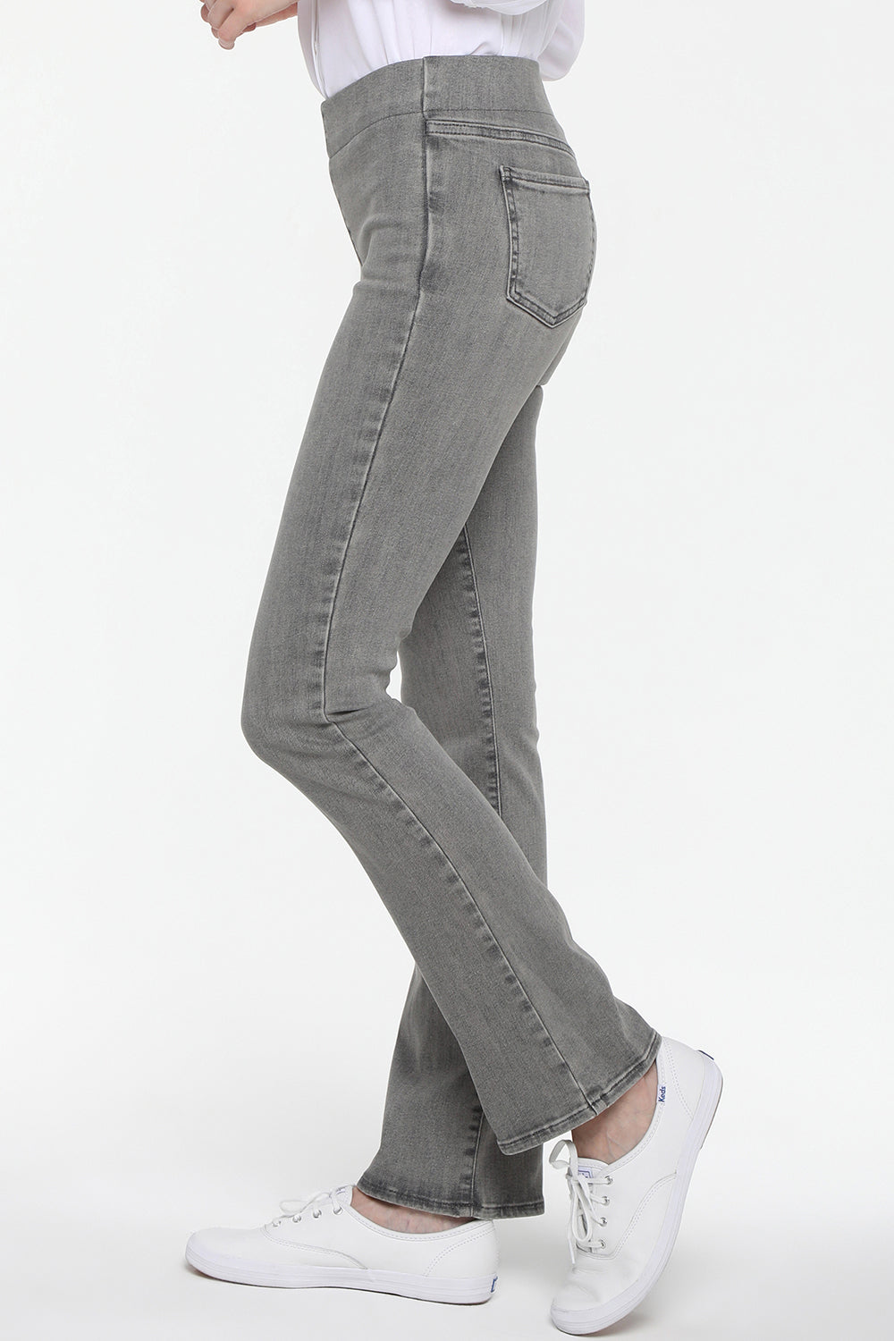 Harmonisch vernieuwen zak Slim Bootcut Pull-On Jeans In SpanSpring™ Denim - Clean Barnet Grey | NYDJ
