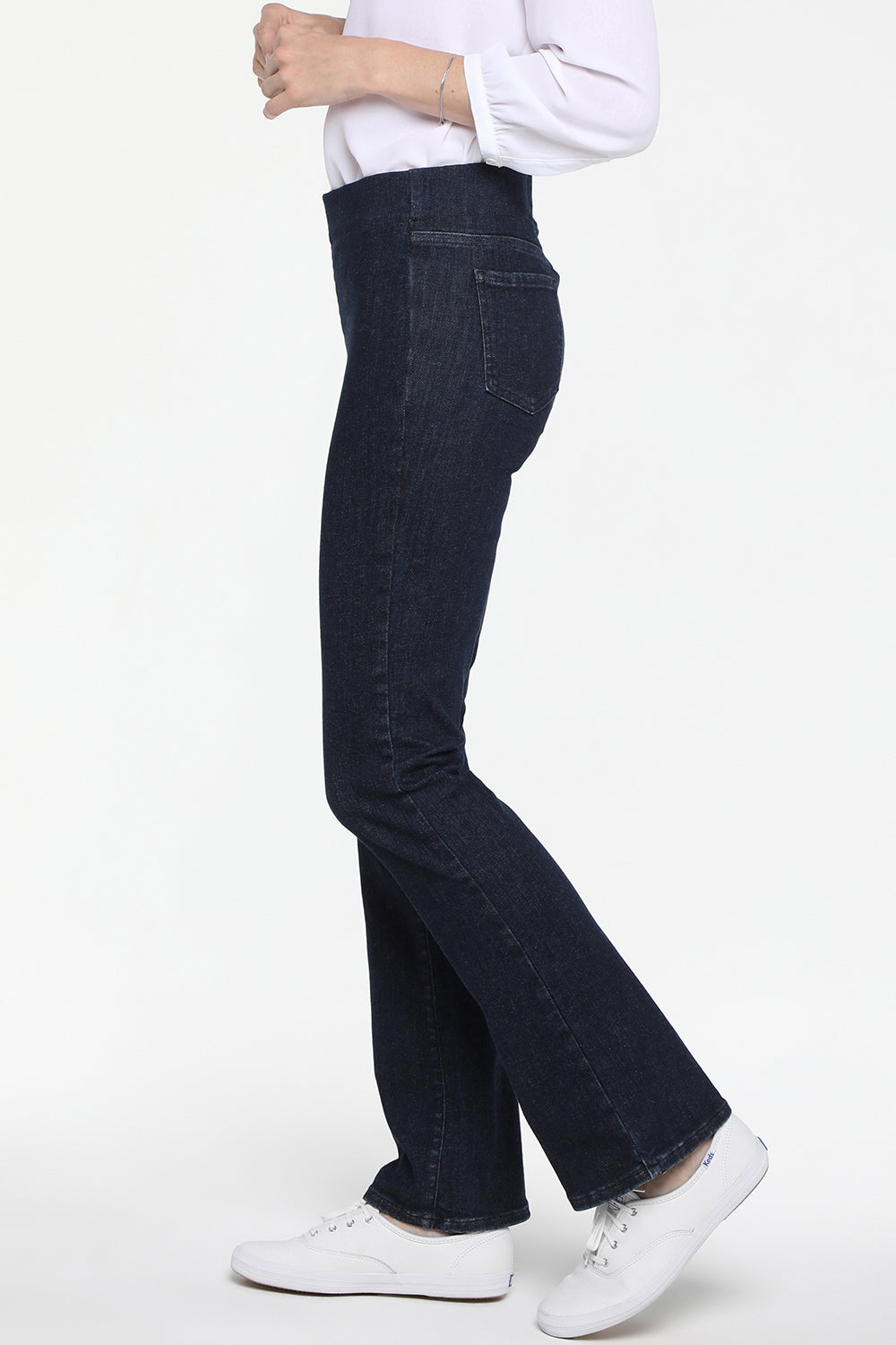 Slim Bootcut Pull-On Jeans In NYDJ Langley SpanSpring™ Denim - Blue 