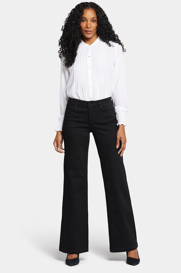 NYDJ Teresa Wide Leg Jeans - Black Rinse