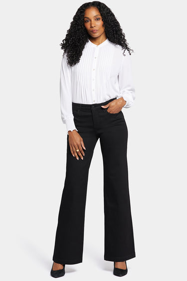 NYDJ Teresa Wide Leg Jeans - Black Rinse