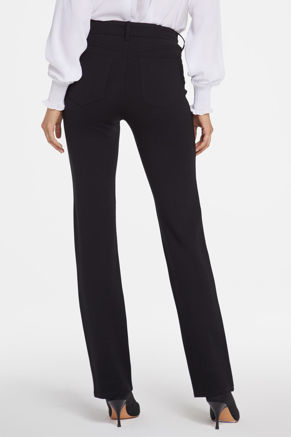 NYDJ Marilyn Straight Pants In Petite Sculpt-Her™ Collection - Black