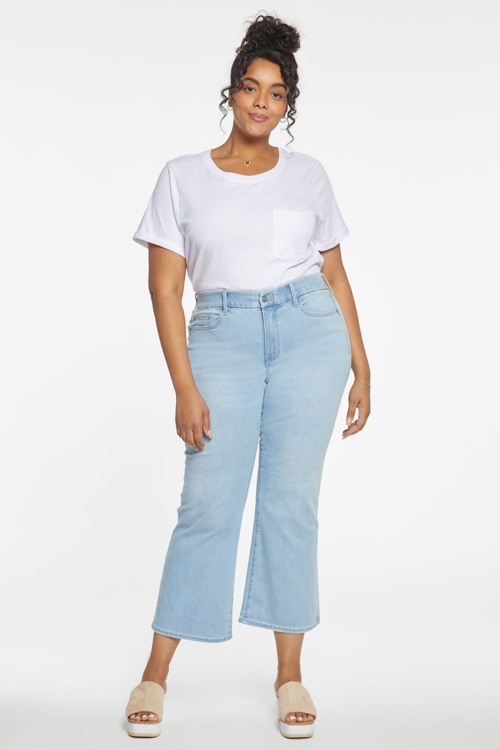Waist-Match™ Relaxed Flared Jeans In Plus Size - Hollander Blue
