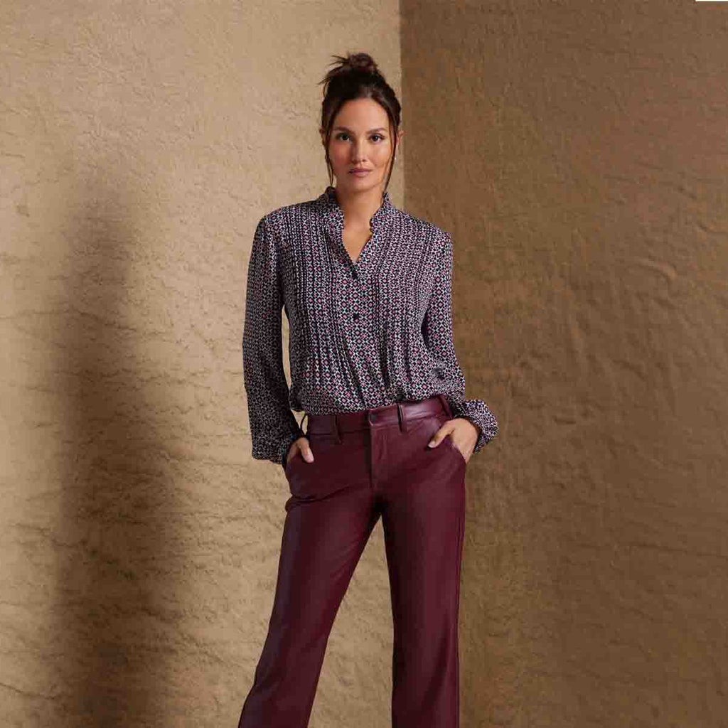 How to Style Faux Leather Pants