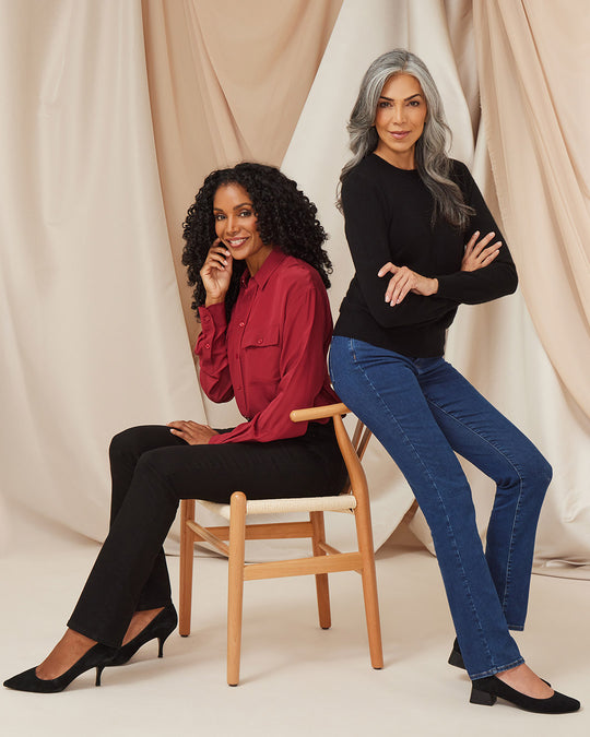 Click here to shop our women's jeans.