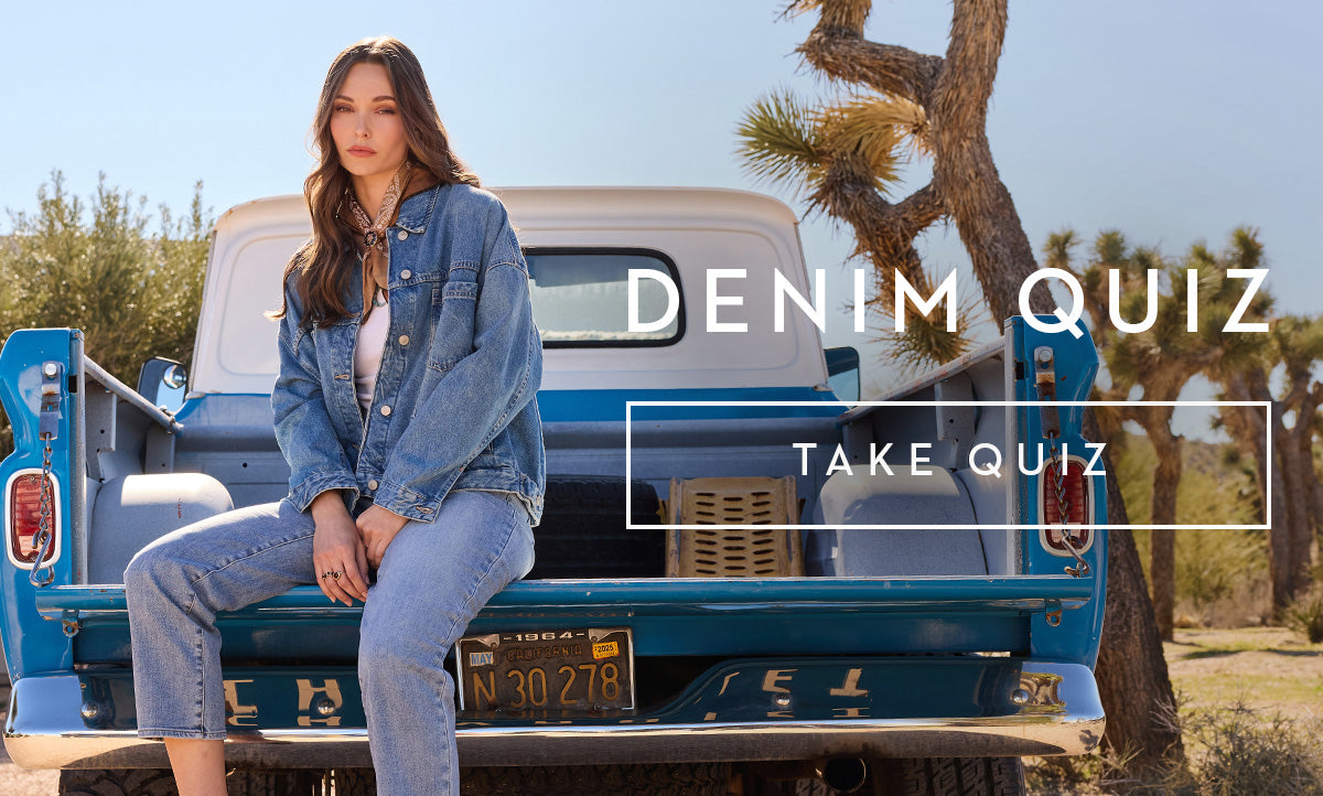 Click here to take our denim quiz.