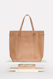 NYDJ Large Leather Tote Bag  - Medium Brown