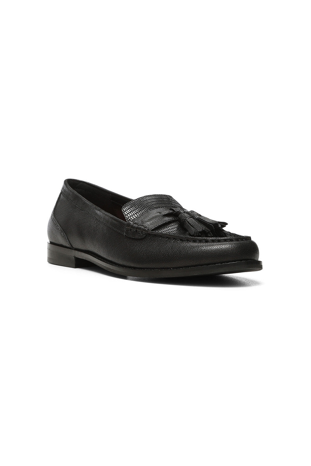 NYDJ Ariel Loafers In Leather - Black